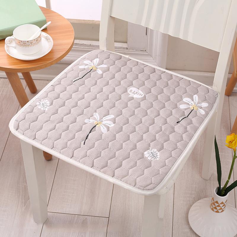 45x45cm Square Chair Cushion Anti-Slip Soft Pad Cotton Flower Printed Seat Protective Mats Portable Office Home Decoration