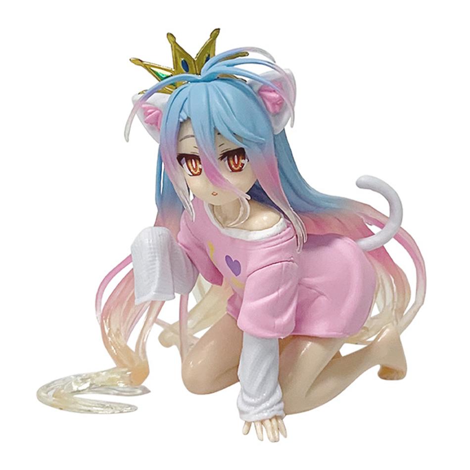 10CM Cute NO GAME NO LIFE Shiro Figure Anime Model Toy Christmas Gift In Stock