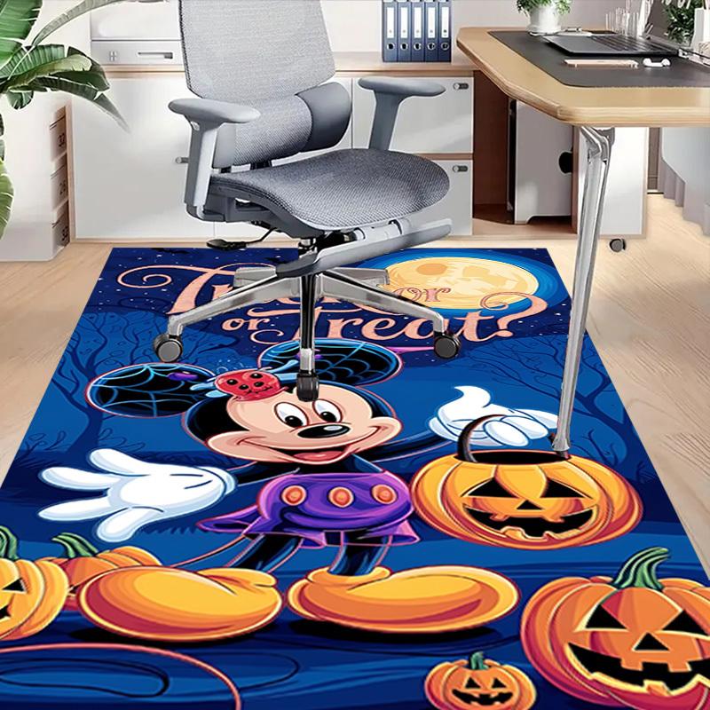 1pc Trick or Treat? Carpet Anti Slip Polyester Floor Mat for office.Bedroom
