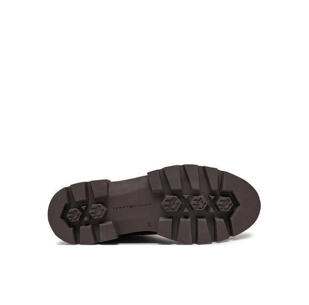 Однотонные ботинки челси Tommy Hilfiger FW0FW06730 коричневые