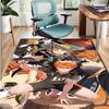 Haikyu Pattern Rug, Indoor/Outdoor Mat, for Picnic, Gameroom, Bedroom, Office, Living Room, Home Decor Carpet, Birthday Gift