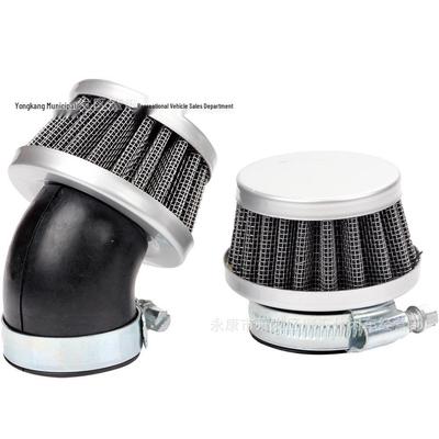 Filtro de Ar de Aço em Cotovelo Reto de 35MM para ATV, Motocicleta Off-road e Buggy de Praia