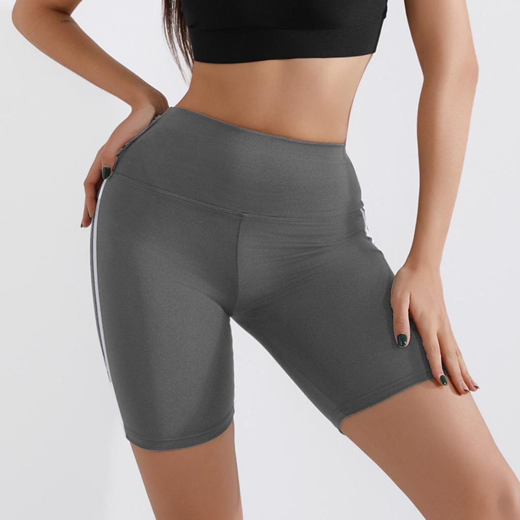 Women's High Waist Yoga Shorts Cycling Pants Slim Fit Quick Dry Athletic Bottoms