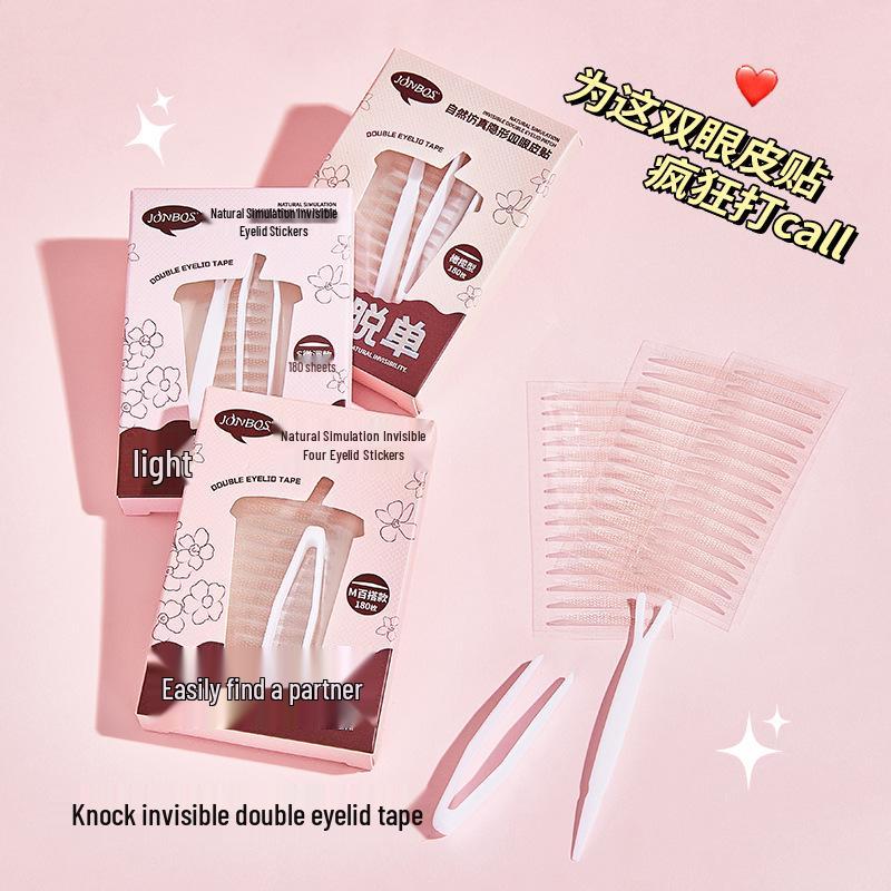 JONBOS Double Eyelid Stickers - Natural Look, Various Options