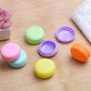 5Pcs 10g Macaron Color PP Plastic Cream Jars Portable Travel Cosmetic Containers for Lotion Foundation Makeup Storage