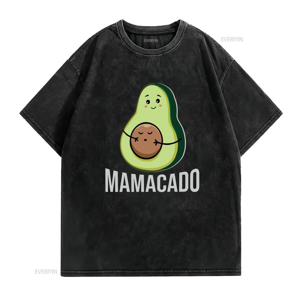Mamacado PregnanT T Shirt Pregnancy AnnouncemenT Avocado Reveal To Husband Maternity vintage Washed Slightly designer clothes