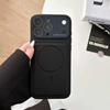 UDILIS Lychee Pattern Magnetic Case for iPhone 15 Pro - Crystal Lens Protection and High-End Feel