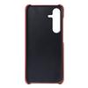For Samsung Galaxy S24 FE Case Dual Card Slots PU Leather+Hard PC Phone Cover
