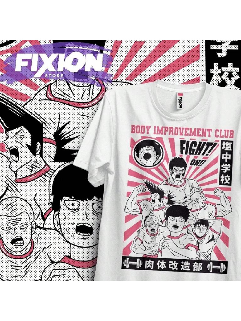 Mob Psycho 100 – Club De Fisioculturismo [MoradaAnime T Shirt Manga Gift For Anime Lover All Size Cotton1
