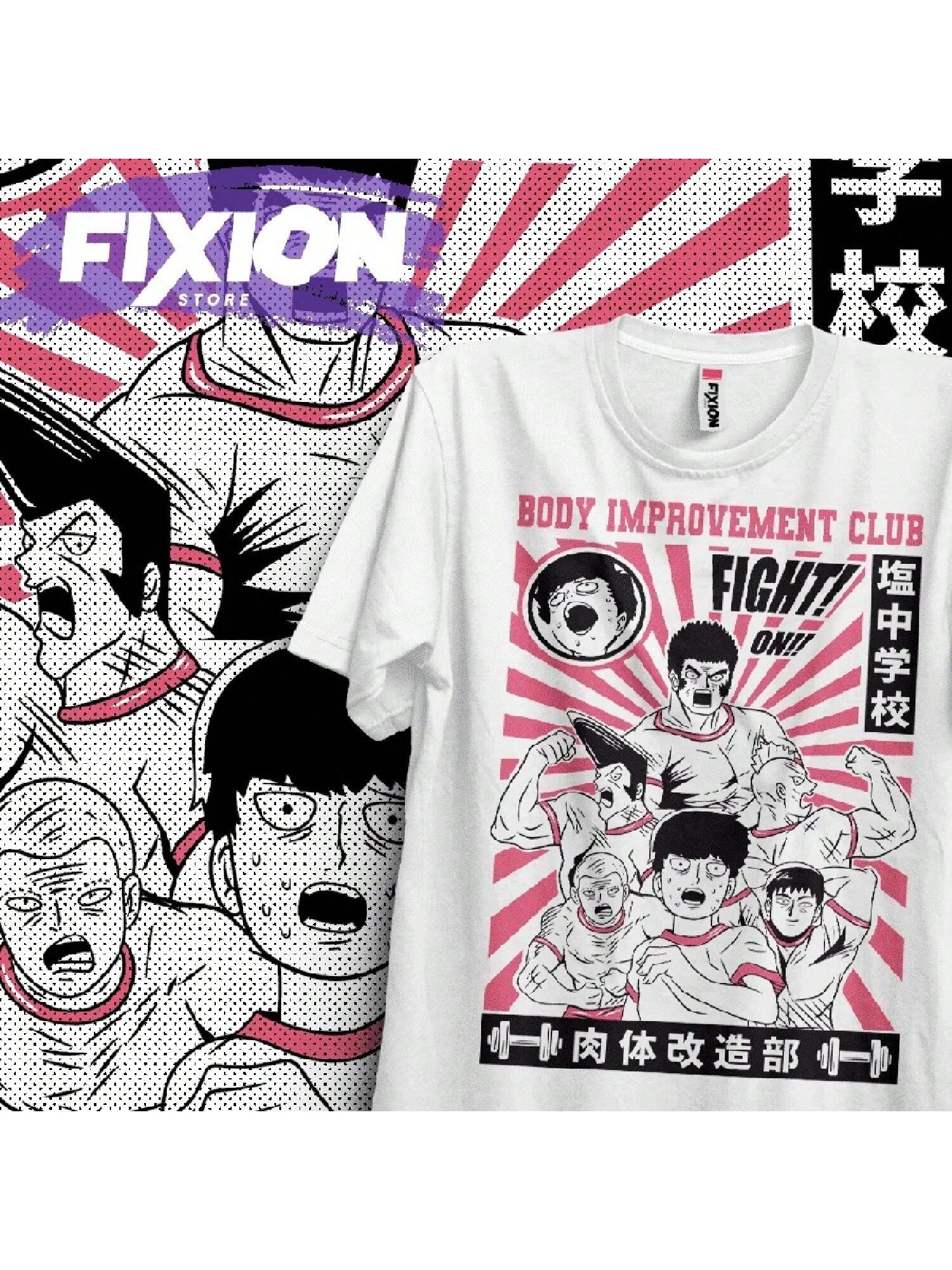 

Mob Psycho 100 – Club De Fisioculturismo [MoradaAnime T Shirt Manga Gift For Anime Lover All Size Cotton1 XXXXXL чёрный