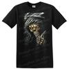 Skull Ghost T Shirt Graphic Art Horror Design for Halloween W/ Tee