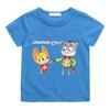 Camiseta Infantil Estampado de Dibujos Animados The Creature Cases 2-12 Años Niños Niñas Unisex Moda Manga Corta Cuello Redondo Tops Casuales