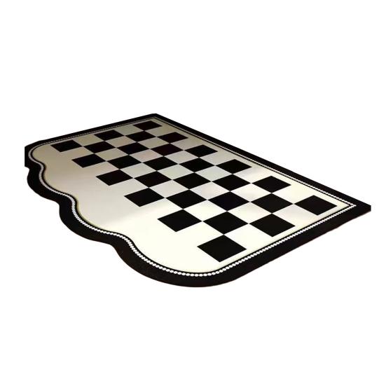 Entrance Door Mat Quick-Dry Super Absorbent Entryway Rug Retro Decorative Anti-Slip Door Mat 40x60cm A