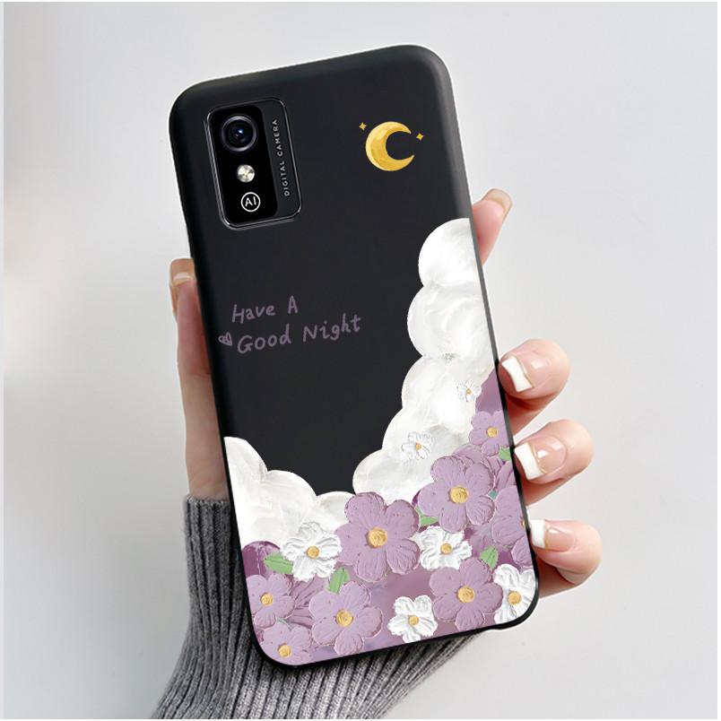 Cute Cartoon Case For ZTE Blade L9 Fundas Capa Printing Shell Protective Cover Soft Silicone Black Casing Shockproof Coque