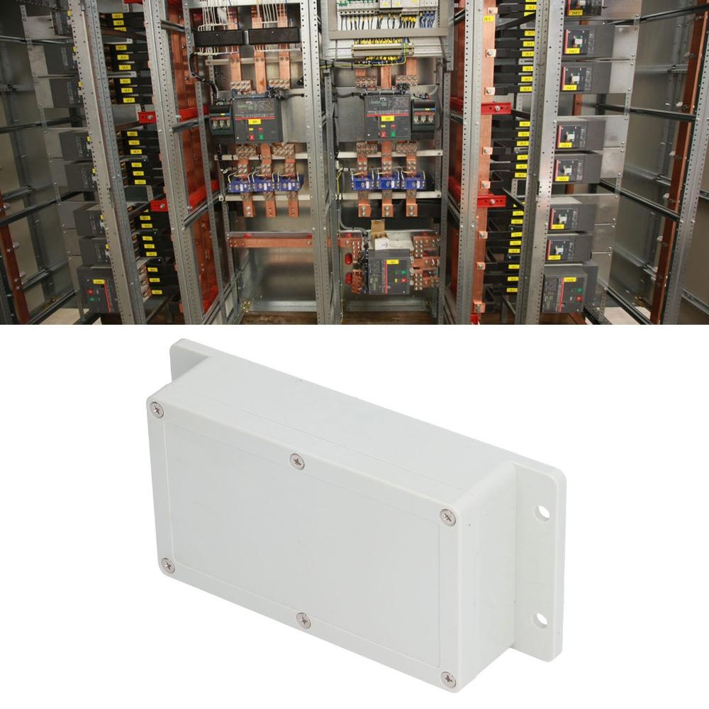 ABS Junction Box F7 Fixed Ear 158x90x46mm Waterproof Case with Screw and Waterproof Line Waterproof Electrical Enclosure Box