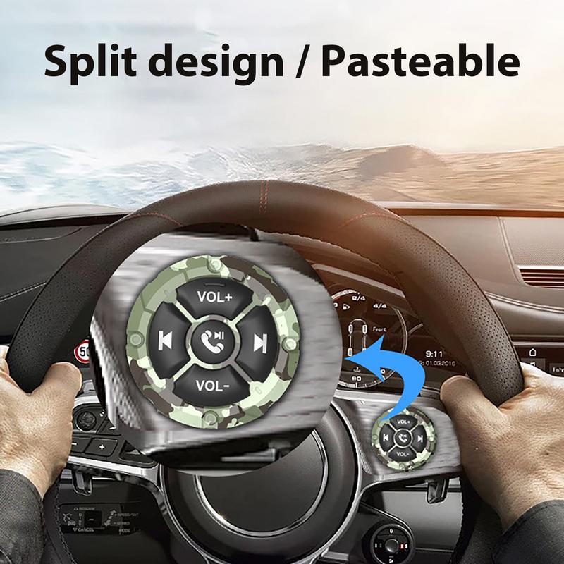 Multifunctional Car Steering Wheel Wireless Remote Control For Media Button Waterproof Mobile Phone Remote Controller