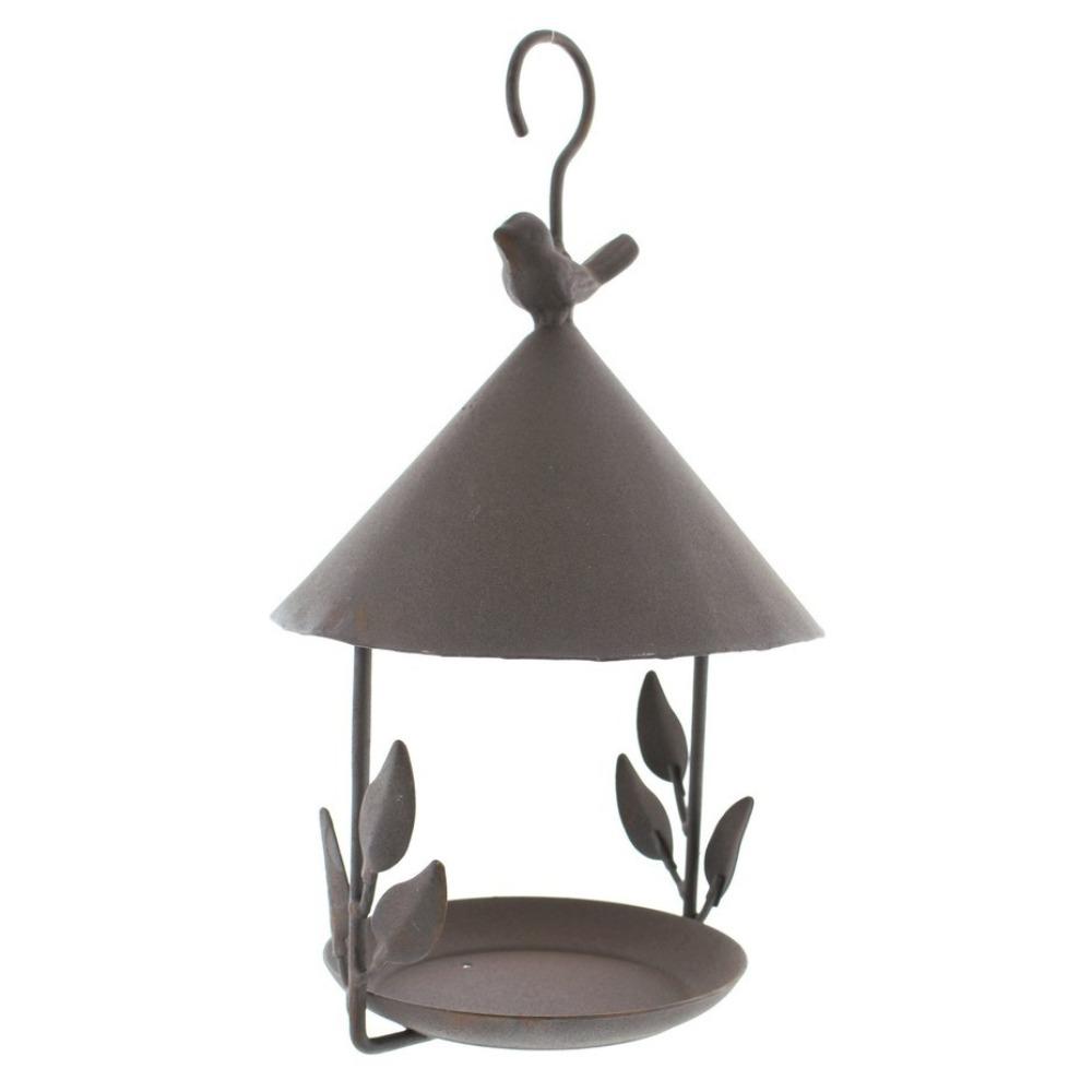 

Водонепроницаемая кормушка для птиц, ветрозащитная поилка для птиц, садовый декор, блюдо для кормления птиц, двор коричневый