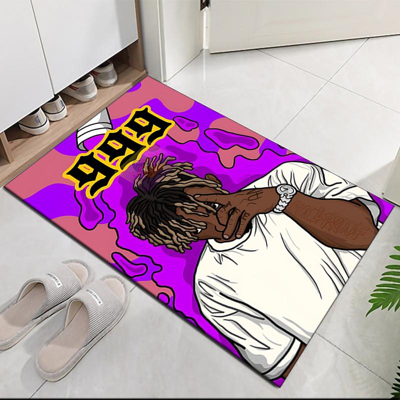 Juice WRLD Printed Carpet, for Office Chair Living Room Bedroom Kitchen Room Decor Gifts.