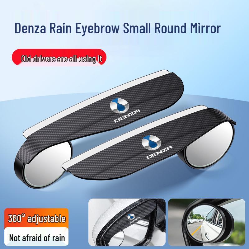 BYD D9 XN7 N8 Rearview Mirror Rain Shield & Integrated Small Round Reflective Cover