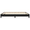 vidaXL Boxspringbettgestell Schwarz 180x200 cm Kunstleder