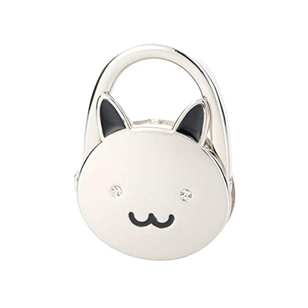 

Portable Cartoon Purse Hook Cute Foldable Handbag Folding Table Hanger Bag Pouch Accessories