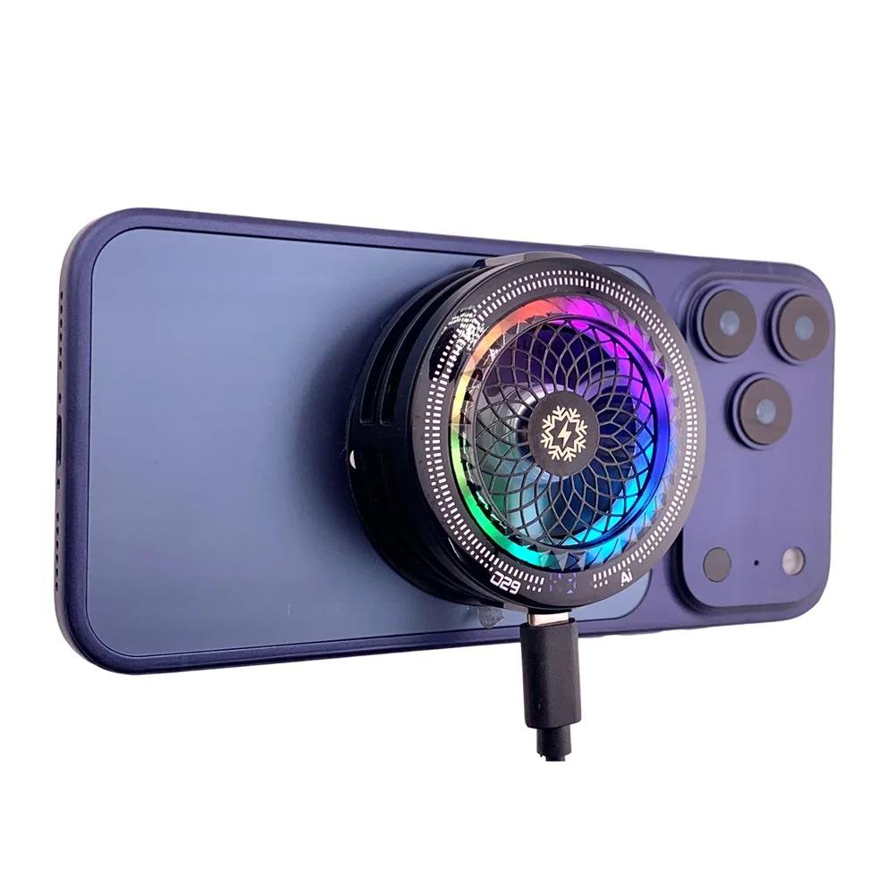 TH29 Semiconductor Phone Cooler Real Ice Cooling Lightweight Smart Temperature Control Low Noise for Gaming Live Streaming