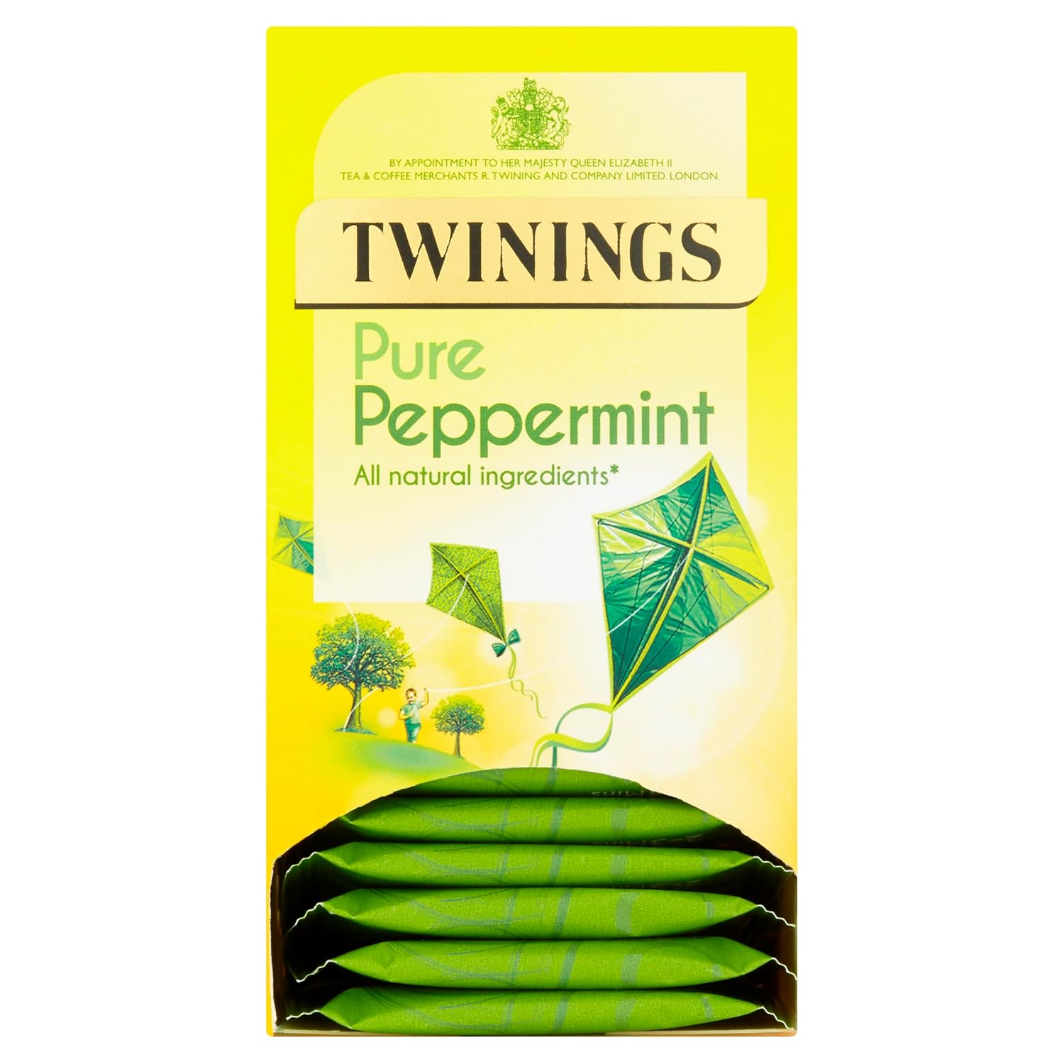 Twinings Мята, 25 чайных пакетиков, Зеленый чай, 50 грамм