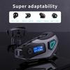 1080P HD Video Dashcam Wide-angle Lens FM+Bluetooth Motorcycle Helmet Headset Wireless Camera Waterproof Motorbike Recorder