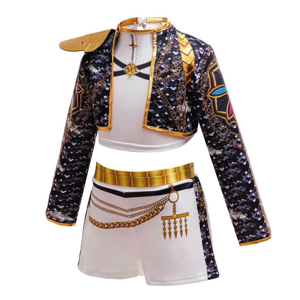 K-POP Kostüm: Hexenjäger-Team Cosplay Bühnenoutfit im Stil von Rumi