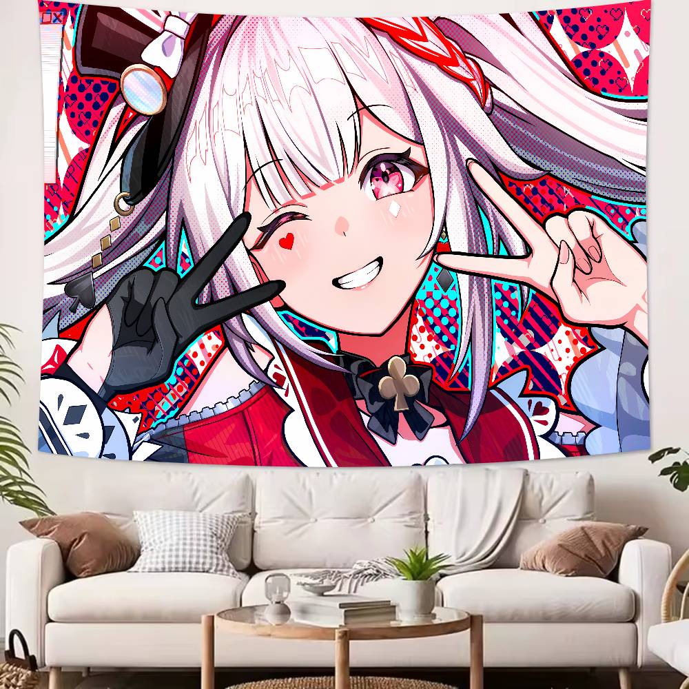Cute Hot Funny Girl Sparxie Tapestry Decoration Bedroom Dormitory Background Cloth Holiday Home Party Living Room Club Tapestry