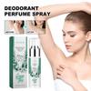 Ouhoe Green Tea Underarm Deodorant Spray For Long Lasting Freshness And Odor Control 40ml Portable Body Care Solution