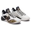 Converse Tênis Unissex All Star BB Shift Low First Game Check Branco Garça Dourado A02517C