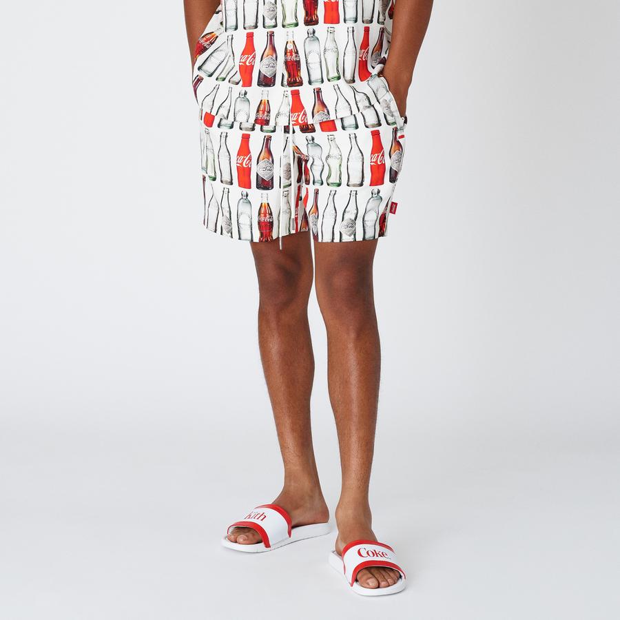 KITH All-Over Print Shorts Unisex Bottoms White KH6265-101
