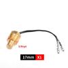 Universal Water Temperature Gauge Sensor 10MM 12Mm 14MM 16MM 17MM 21MM Head Plug 1/8 3/8 Thread Sensor