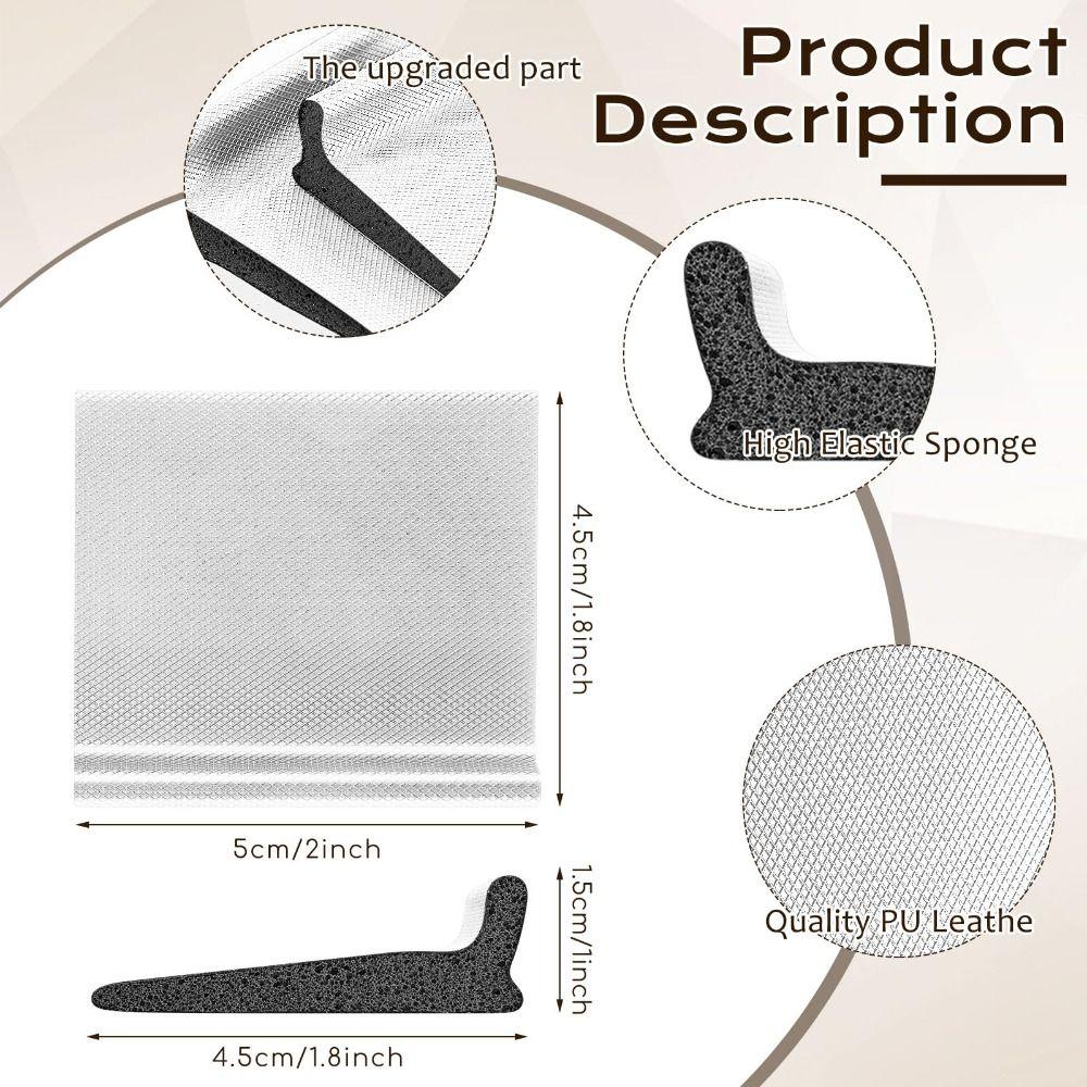 10 Pcs Corner Foam Door Corner Seal Self Adhesive Weatherstripping Draft Stopper Home Improvement