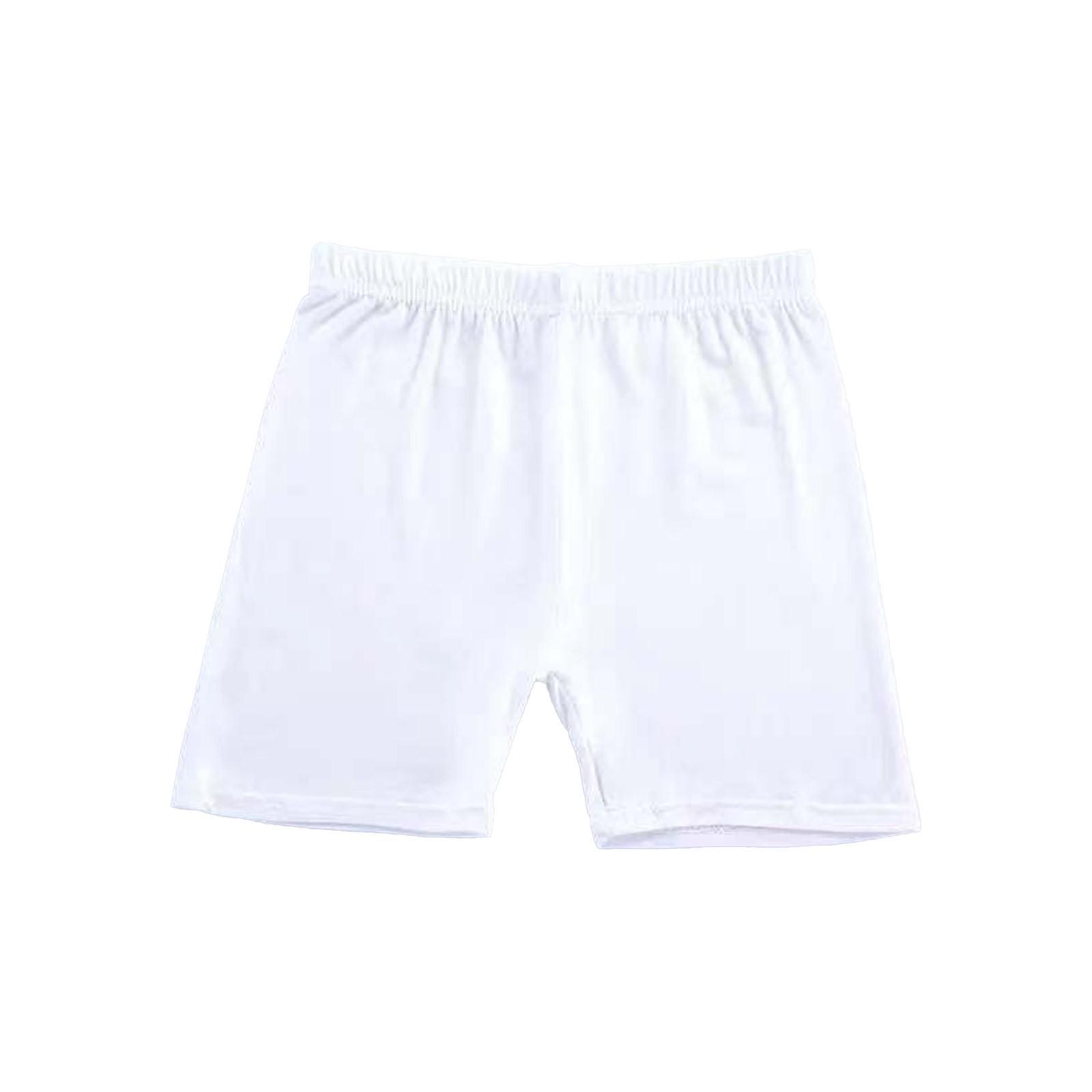 

19 цветов, супер мягкие шорты для девочек, разные размеры, летние короткие леггинсы 110 белый