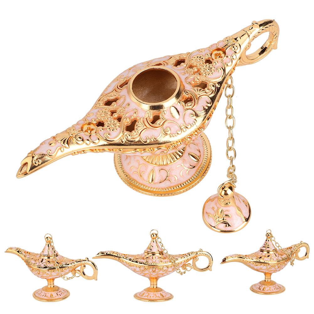 Ing Light Craft Europäischer Vintage Teelicht Dekoration Geschenk Ornament(Gold Rosa)