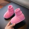 Infant Faux Leather and Fur Baby Socks: Soft Sole Suede Velvet Shoes for 0-12 Months, Perfect for Autumn and Winter