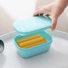 Portable Japanese Soap Dish with Lid - Travel Soap Box & Bathroom Storage