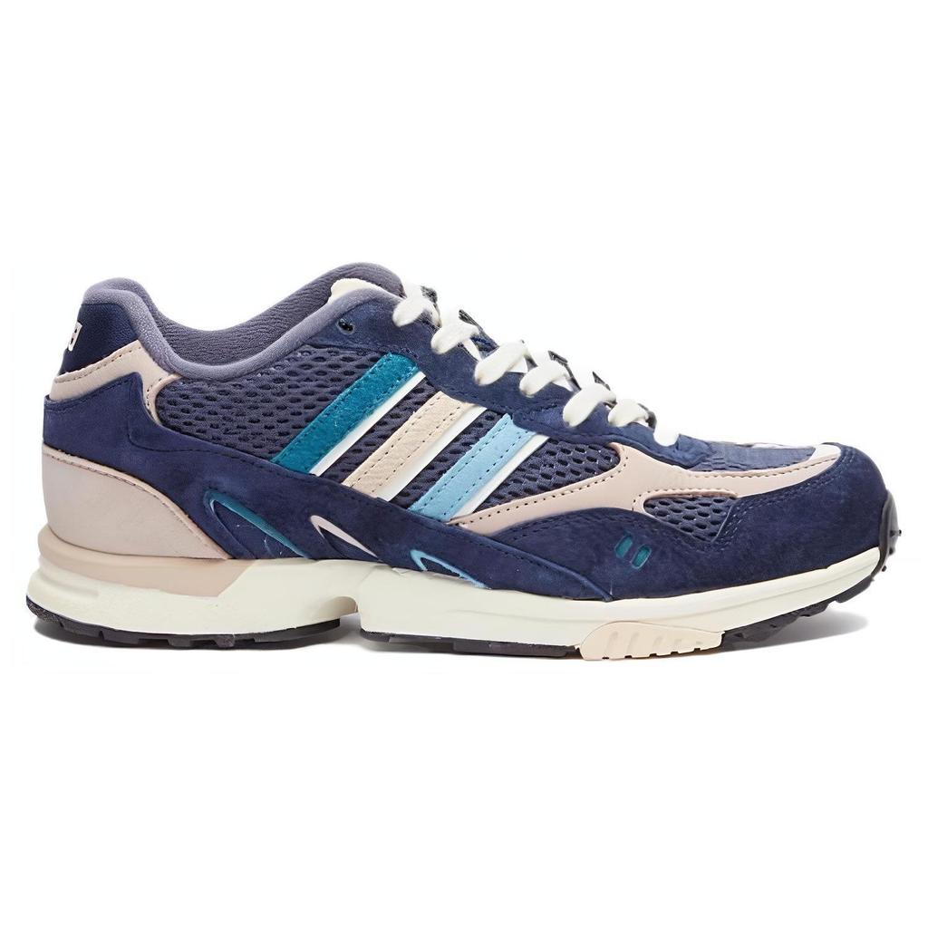 ENDE. x adidas Torsion Super Equals - Marineblaue Unisex-Sneaker Blue Legend-Earth Black ID7588