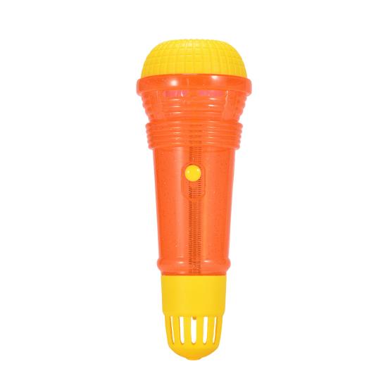 

Развлекательная Стимулирующая Выразительная Уникальная Физическая Эхо Микрофон Детская Развивающая Игрушка оранжевый