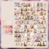 Mr. Paper, 100 pcs/book, Space Planet Retro Nostalgic Diary Scrapbook Paper,Card Message Background Paper, Wall Painting Collage