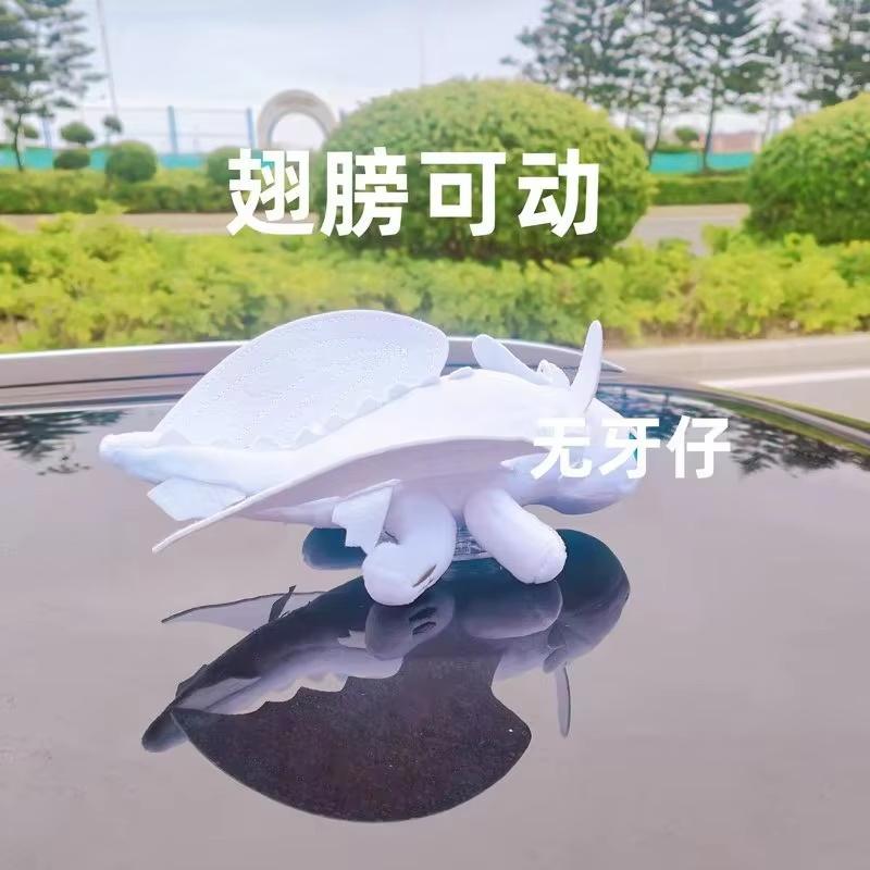 Cute Toothless Dragon Doll Helmet Figurine Cartoon Decoration Collectible Birthday Gift For Anime Fans