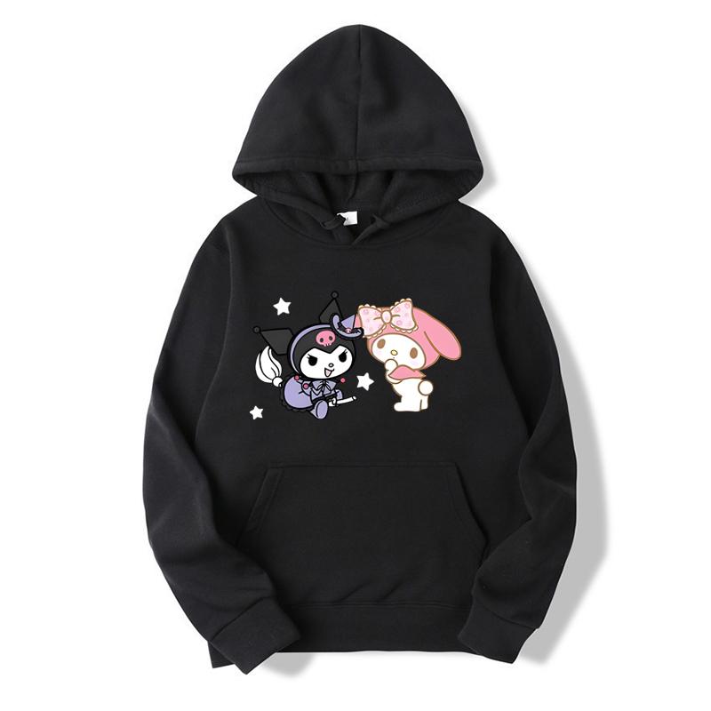 2026 Animation printed men's and women's hoodies, cute style, new Ins loose sports shirt