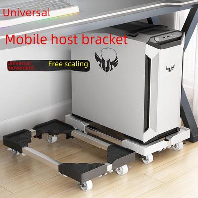 Universeller mobiler PC-Tower-Ständer mit Rädern