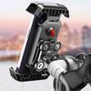 Universal Bike Phone Mount Shockproof Vibration Dampener for Mountain EBike Scooter Tool-Free Quick Release Holder with Air Cushion Tech