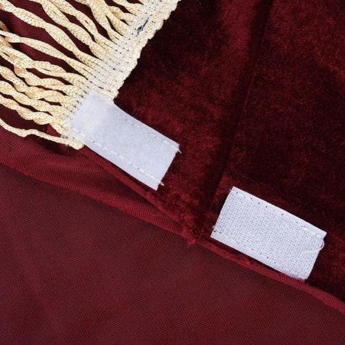 Dustproof Piano Cover for Upright Pianos, 202*161cm, Soft, Lightweight, Compact, Upright Piano Cover, Made of Pruche Fabric (Red)