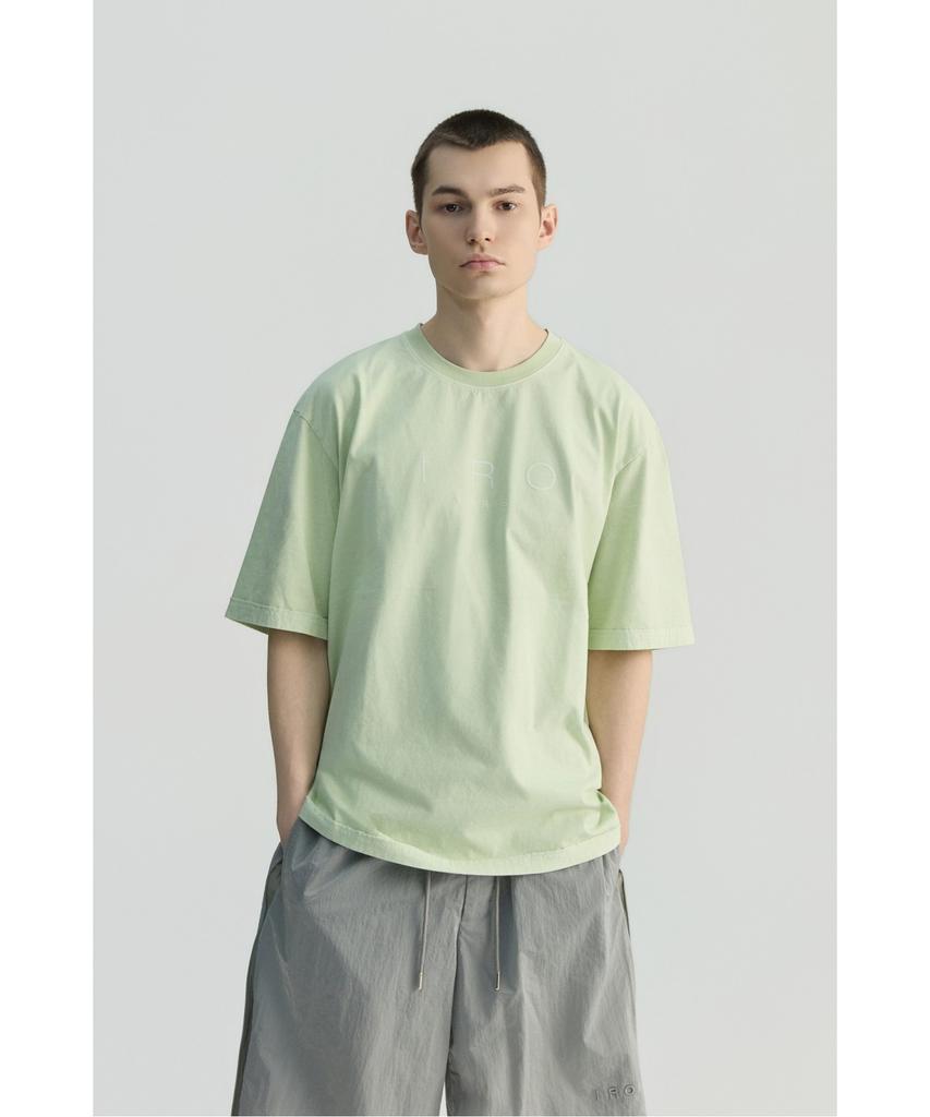 IRO Rafales Metal Nylon Mesh Color Block Bermuda Shorts Grey