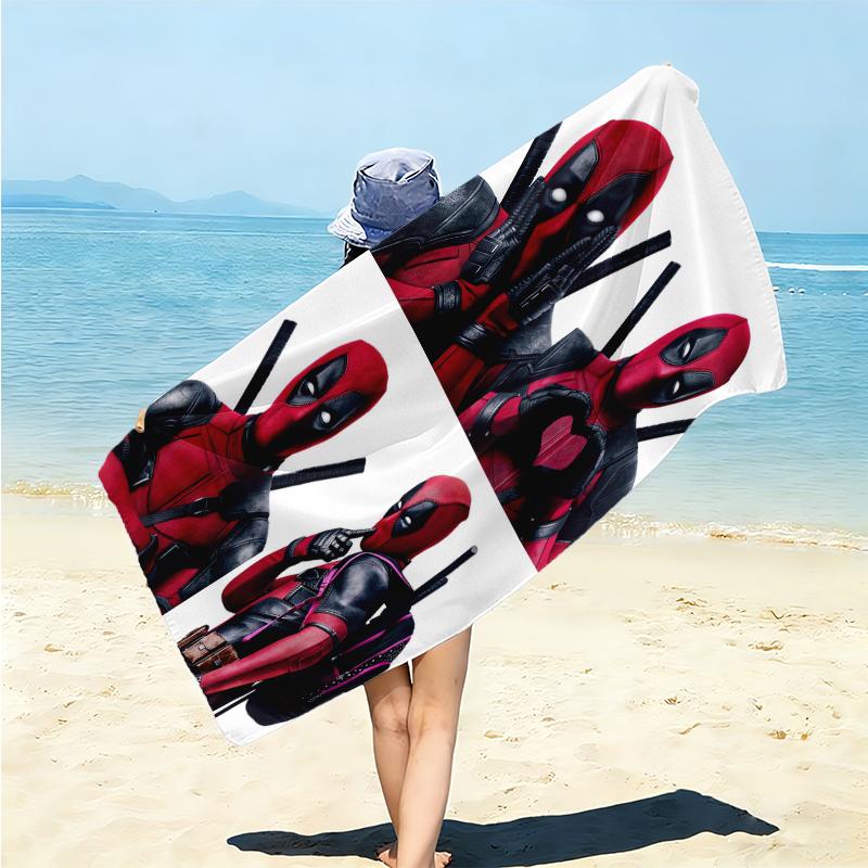 1Pc Dark Hero Unveiled Beach Towel Microfiber Beach Towel Thin Absorbent For Beach Swimming Yoga Bath Sports 0917176