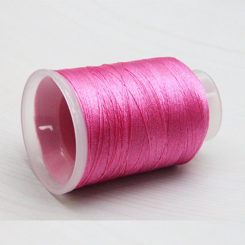 Vibrant Ice Silk Tassel Thread: 51 Colors for DIY Bracelets & Necklaces